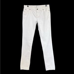 Vineyard Vines White Corduroy Pants SZ 2 Classic Preppy Straight Leg Minimalist